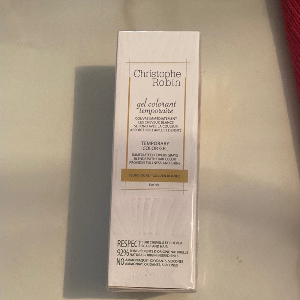 Christophe Robin Temporary Color Gel - Golden Blonde